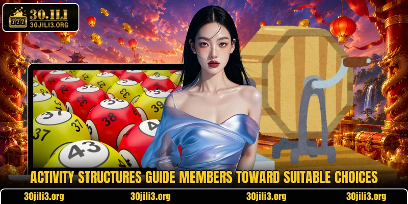 Activity structures guide members toward suitable choices