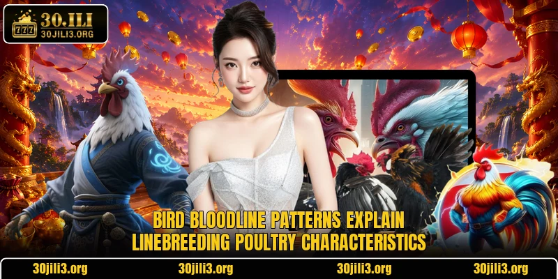 Bird bloodline patterns explain linebreeding poultry characteristics