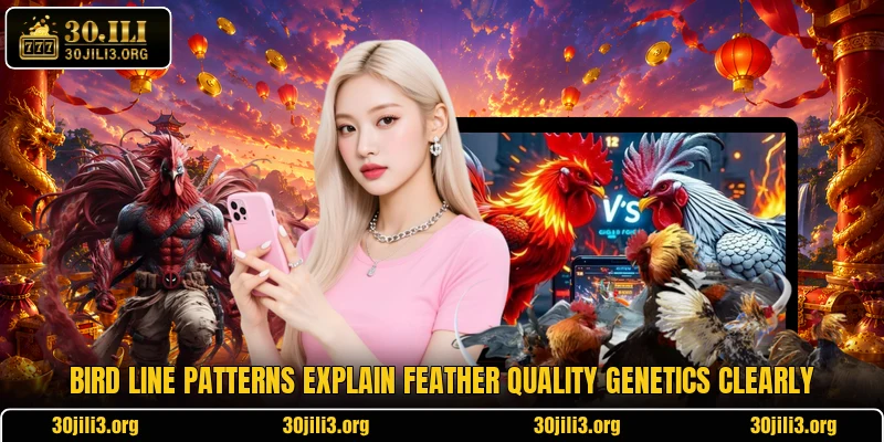 Bird line patterns explain feather quality genetics clearly