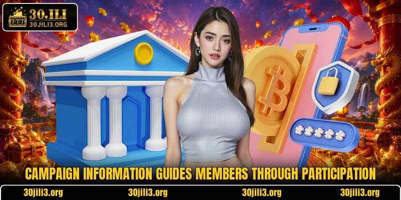 Campaign information guides members through participation