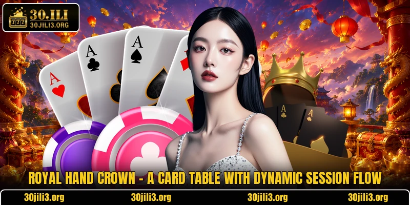 Royal Hand Crown - A Card Table With Dynamic Session Flow