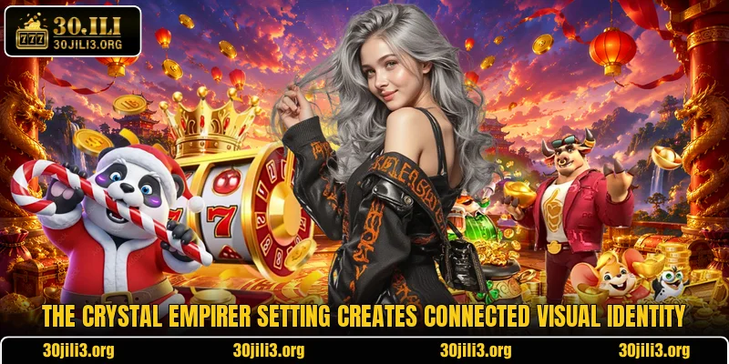 The Crystal Empirer setting creates connected visual identity