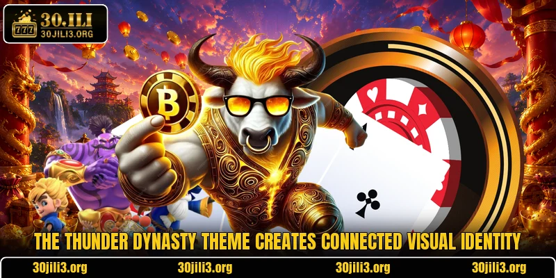 The Thunder Dynasty theme creates connected visual identity