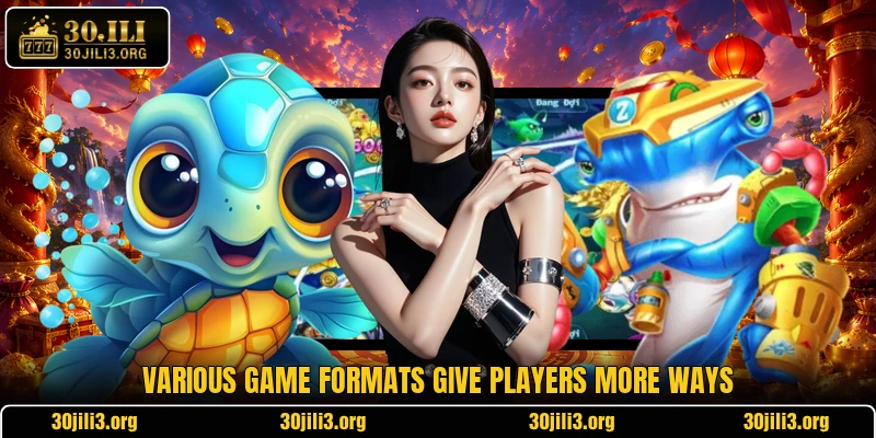 Various game formats give players more ways